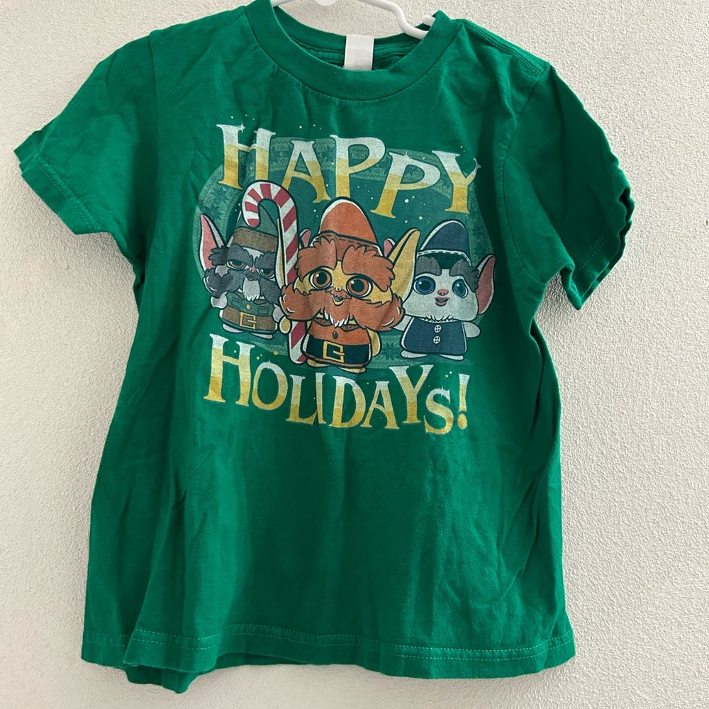 The Christmas Chronicles: Part 2 Green Kids Holiday Graphic T-Shirt size Small